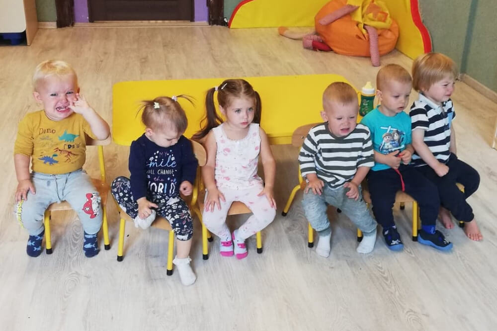 Żłobkowe powitanie "kotków"