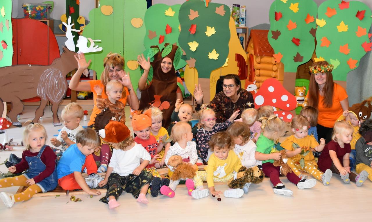 Puchatki i tygryski witają panią jesień