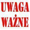 uwaga ważne